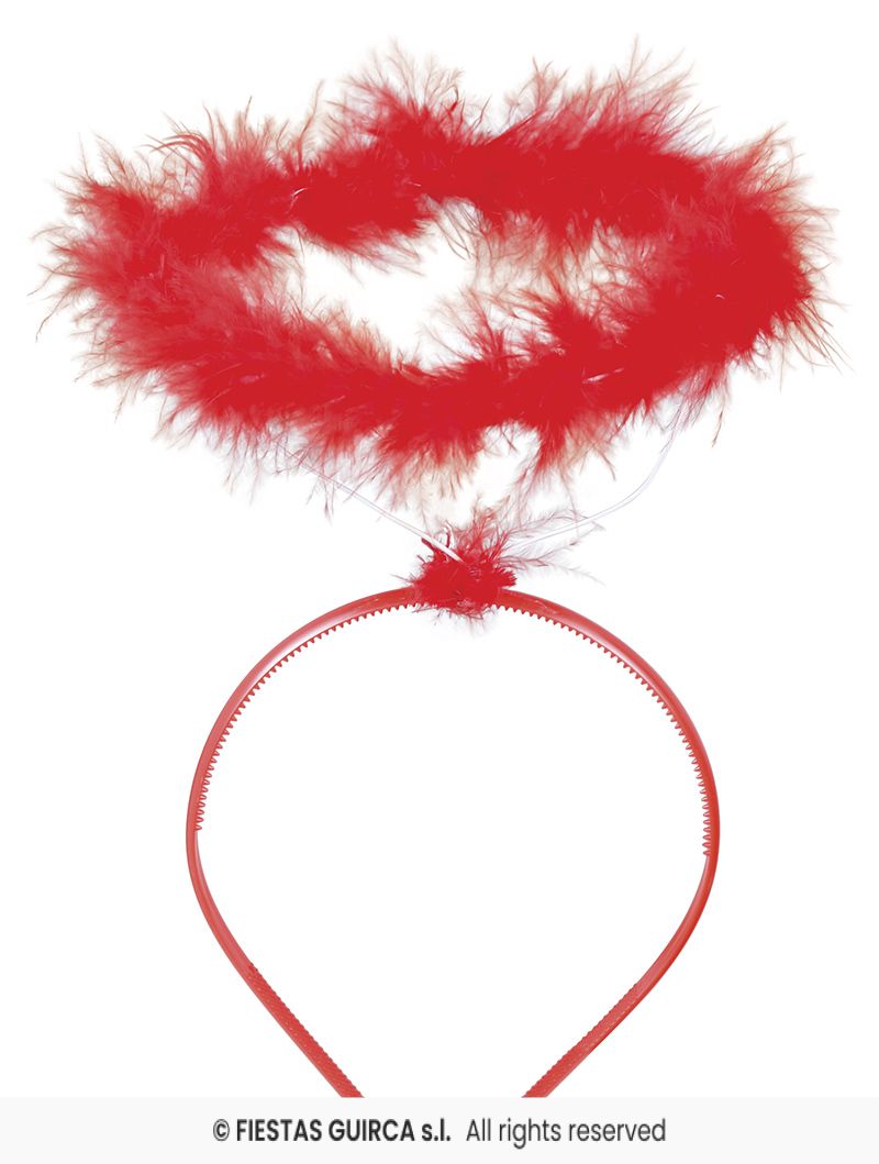 cerchietto aureola rosso