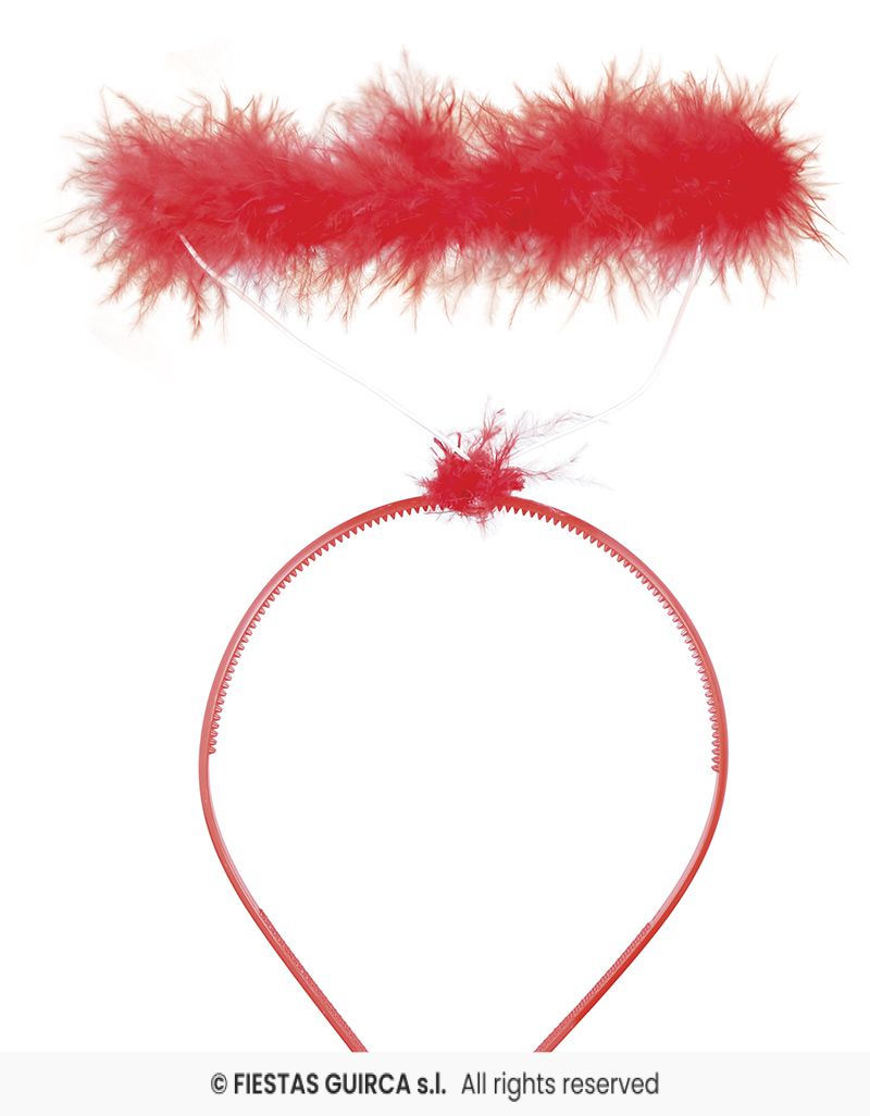 cerchietto aureola rosso