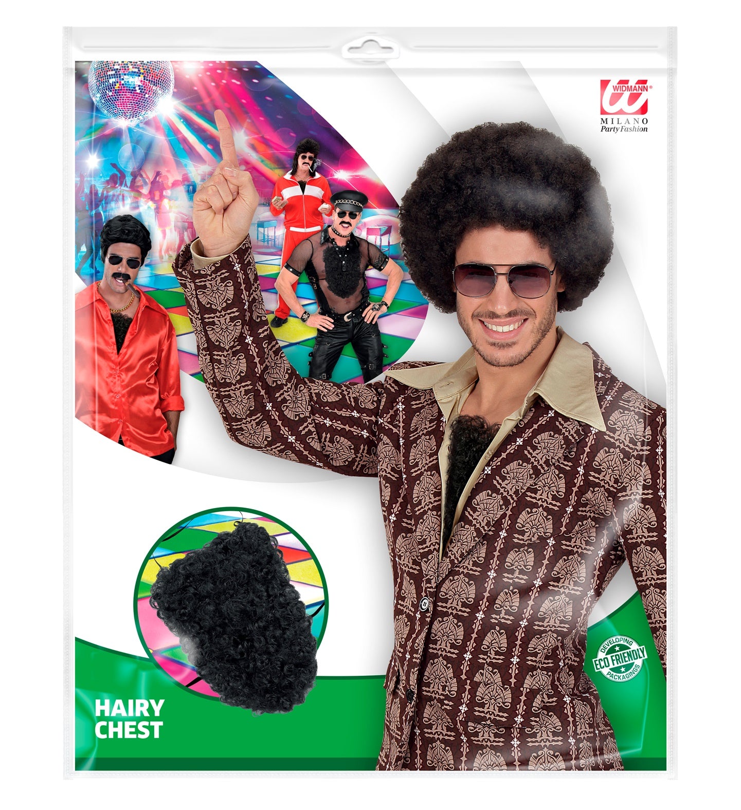 Petto peloso uomo costume