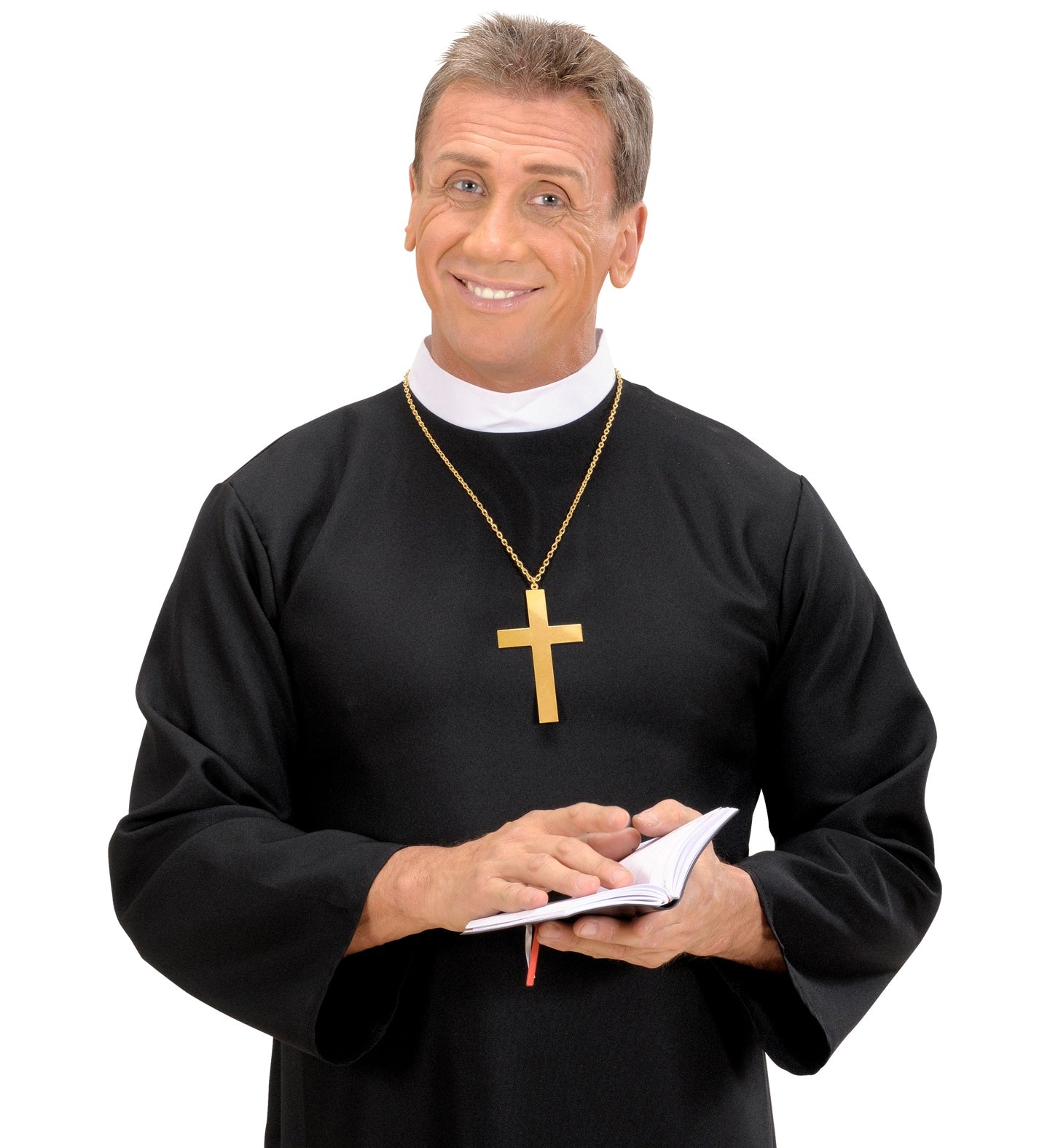 collana con croce oro