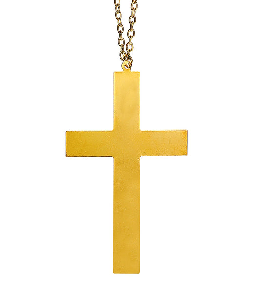 collana con croce oro