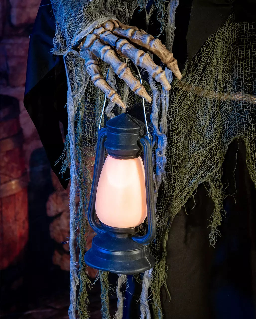 mostro scheletro animatronico