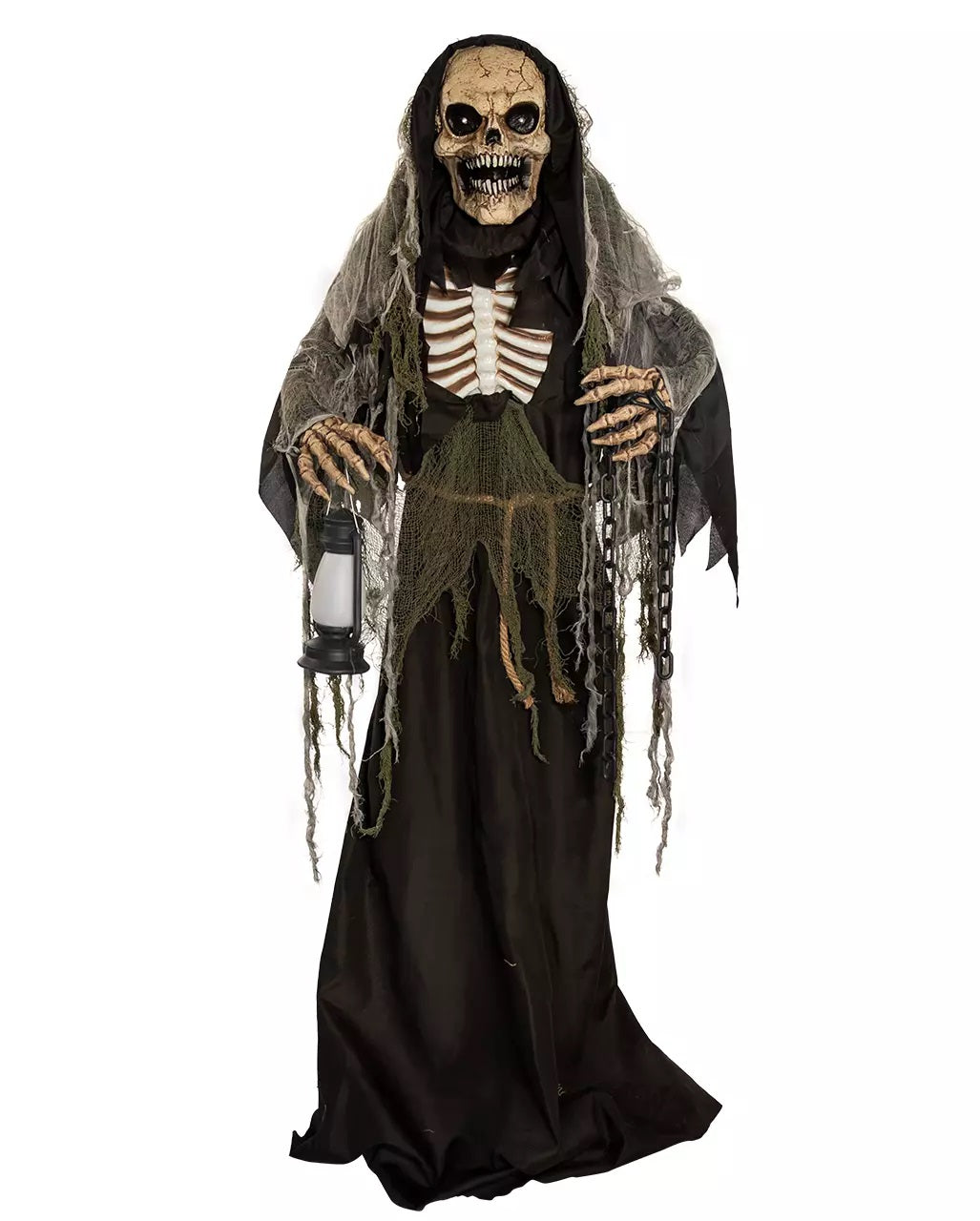 mostro scheletro animatronico