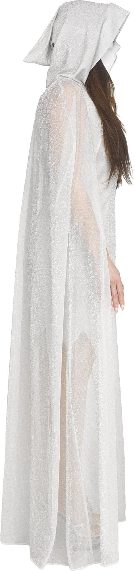 Costume Ghost Face Adulta Originale Argento Glitterato Completo 30th Anniversario Scream Halloween