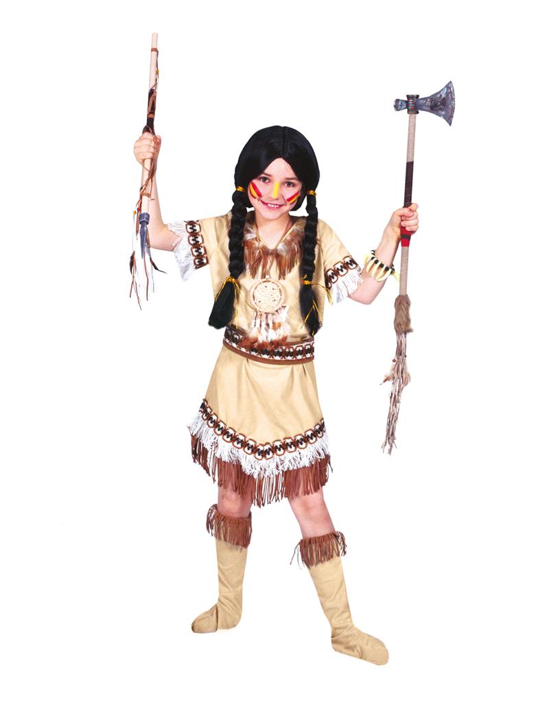 Costume Sioux Da Principessa Indiana per Bambina Deluxe