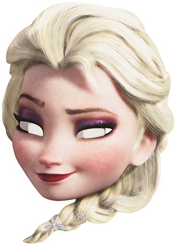 Maschera Elsa Frozen 2D Carta Originale Disney