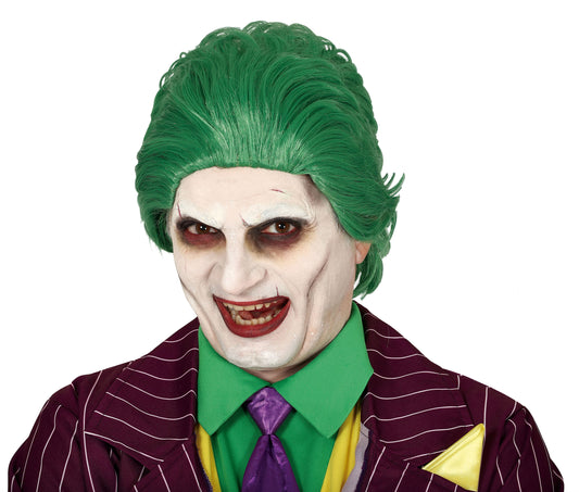 Parrucca Joker Verde Batman Gotham Halloween