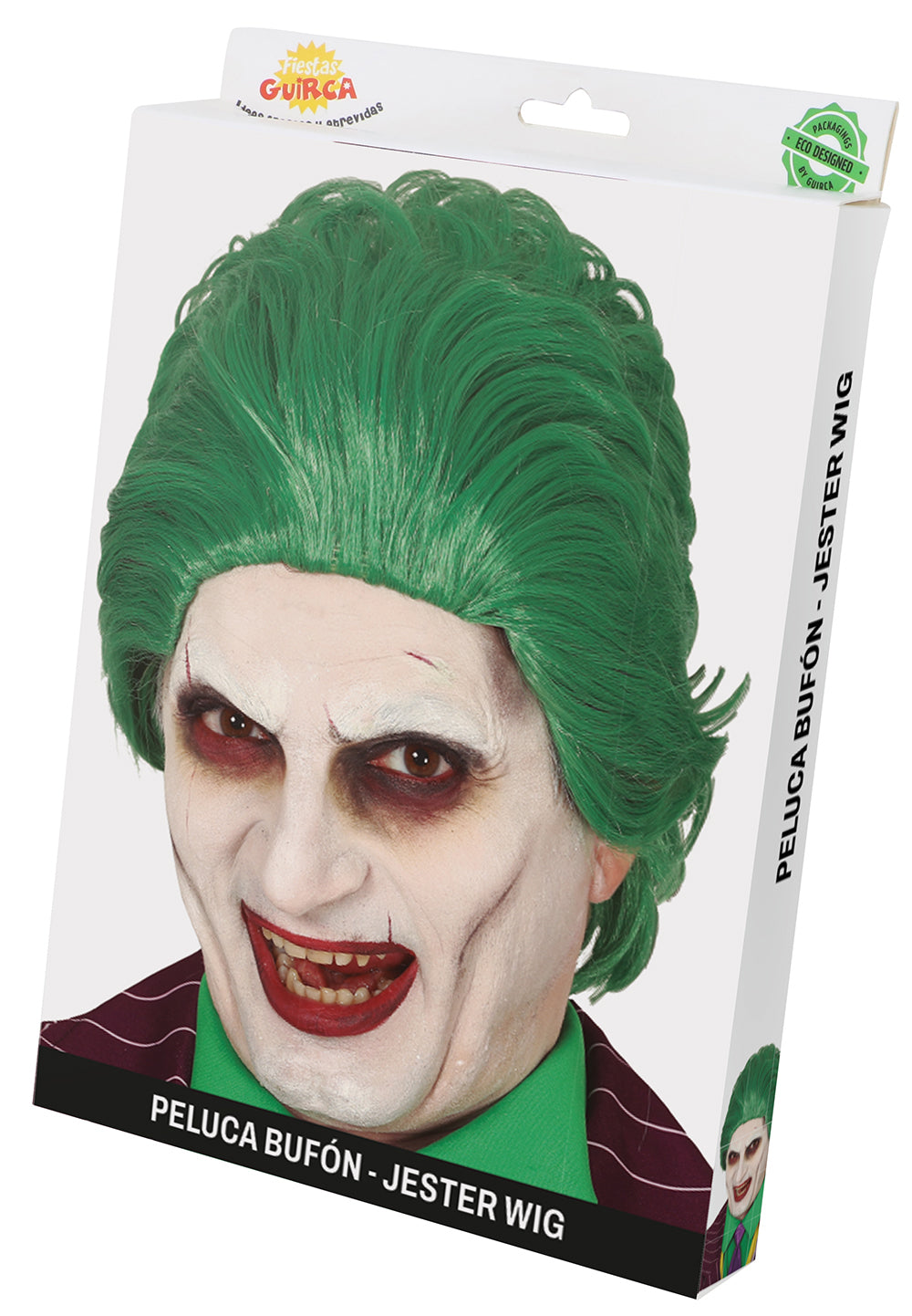Parrucca Joker Verde Batman Gotham Halloween