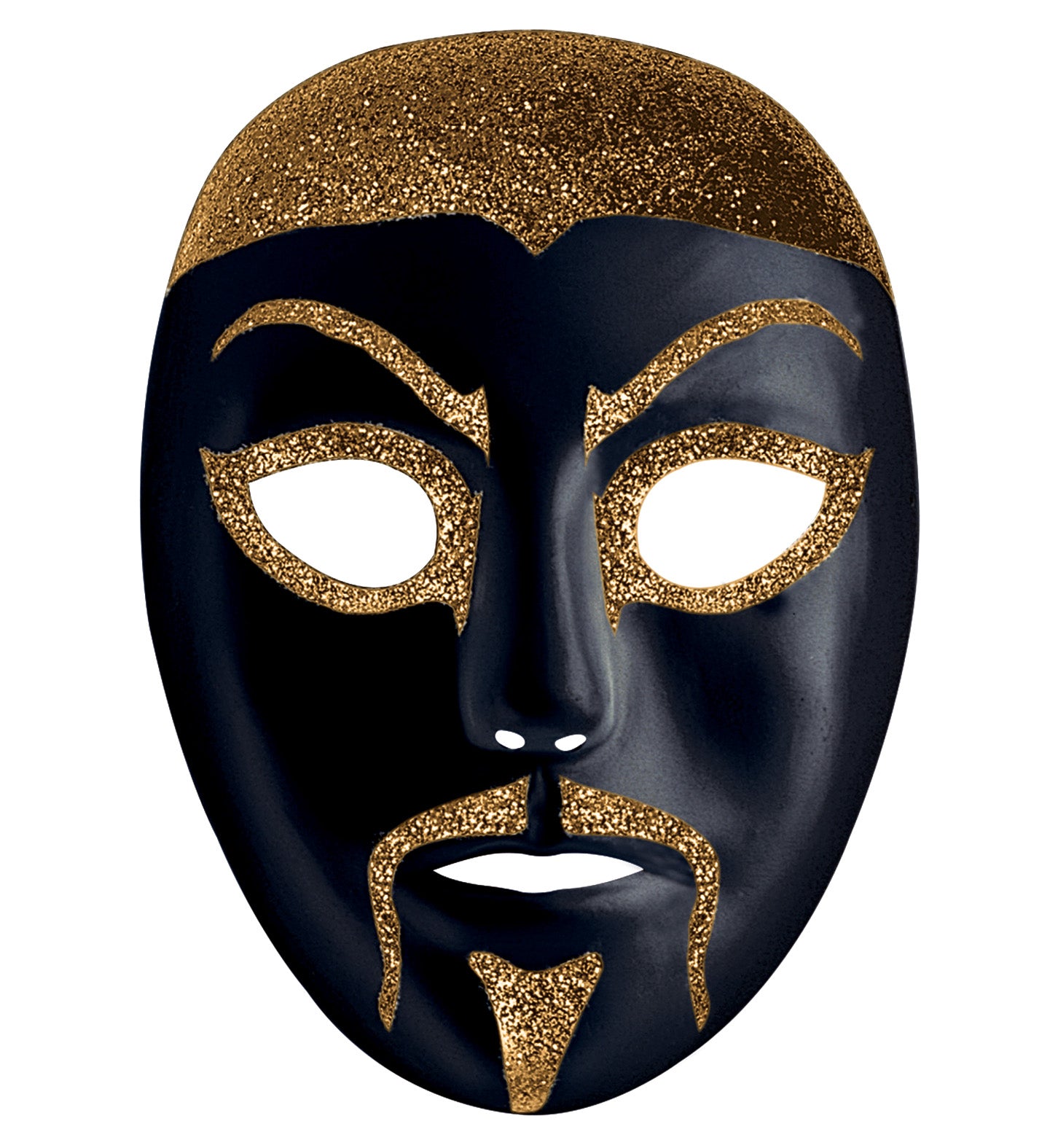 Maschera cinese con decorazioni glitter