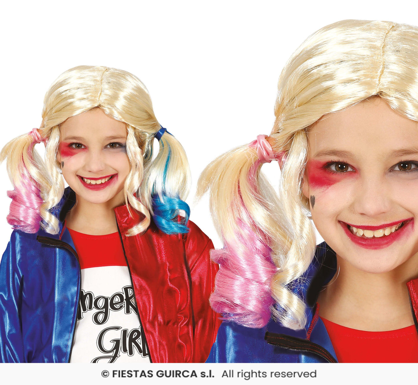 parrucca bambina harley quinn