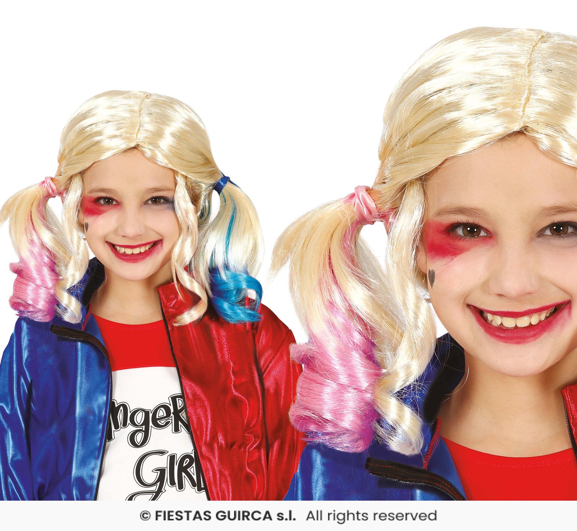 parrucca bambina harley quinn