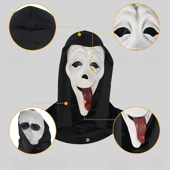 Maschera Ghost Face Scream Originale Scary Movie Bellaaaa Wassup