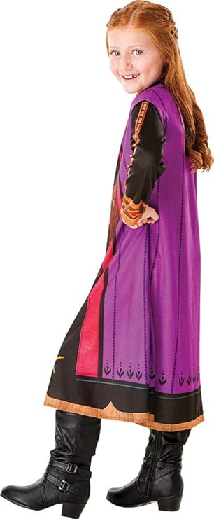 Costume Anna Frozen 2 il Viaggio con Stampa Originale in Scatola Disney