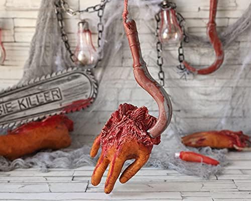 Mano da Appendere con Gancio da Macellaio Horror Halloween
