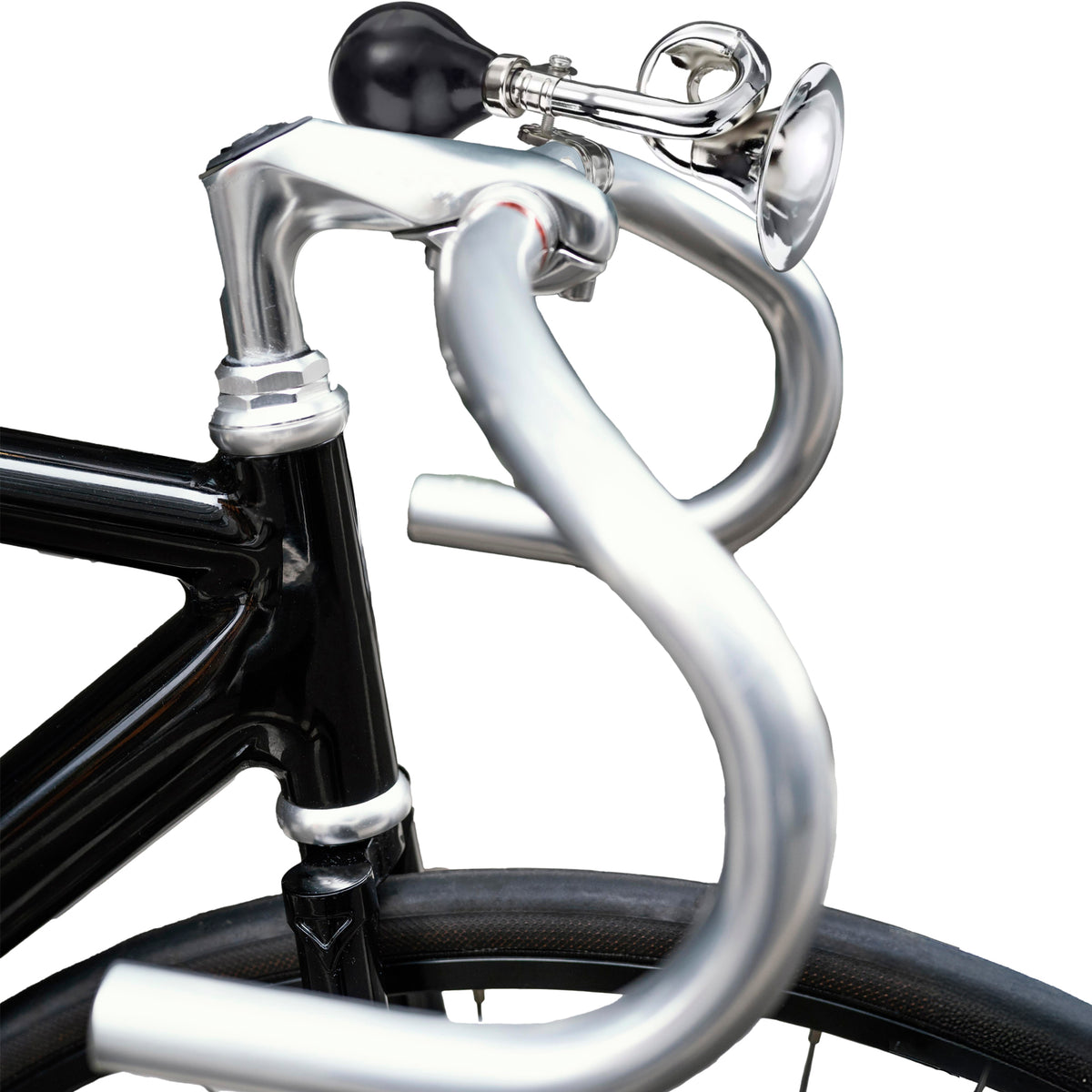 Trombetta Terrifier Metallizzata Cromata 17cm Bicicletta