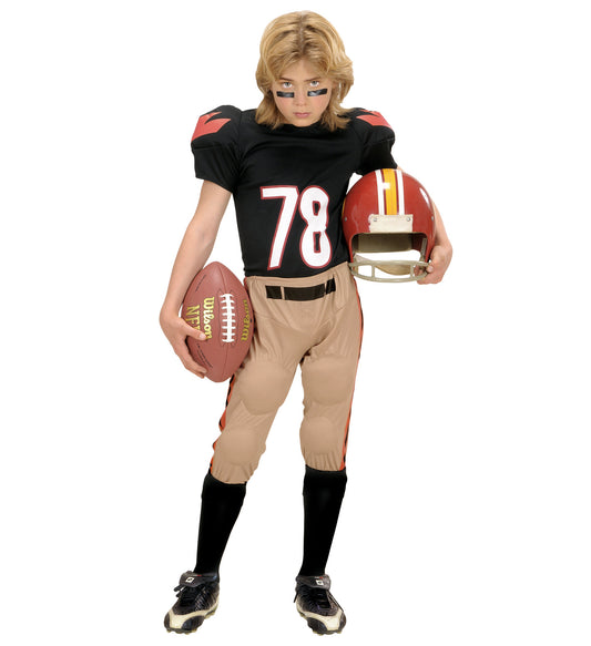 costume giocatore football americano
