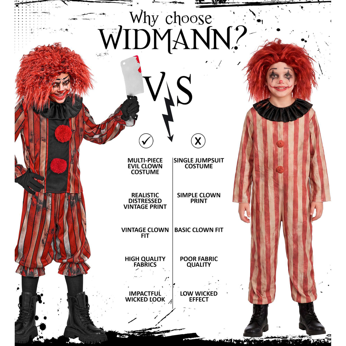Costume Bambino Clown Horror It Halloween