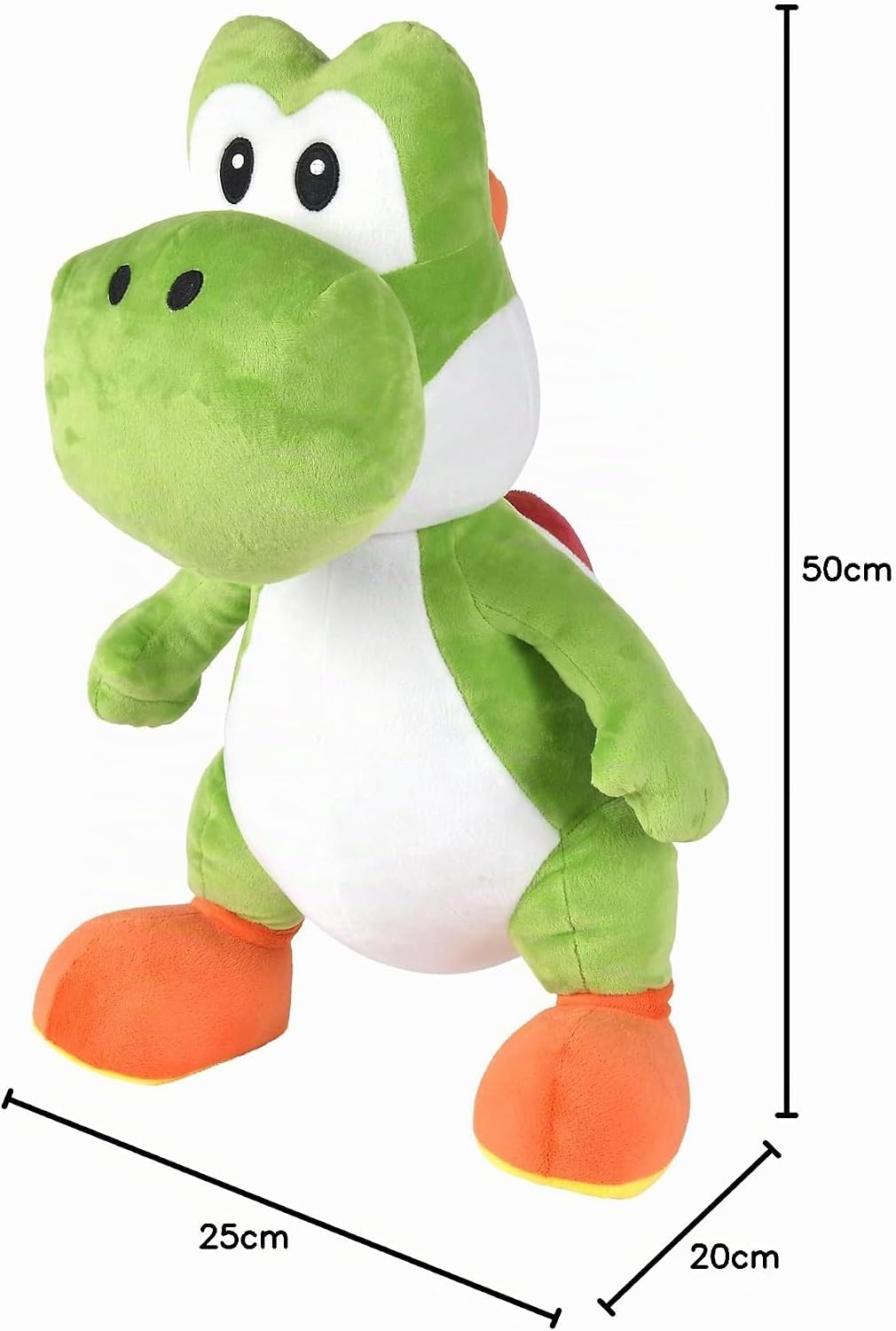 Peluche Yoshi Jumbo Originale Super Mario Nintendo 50cm