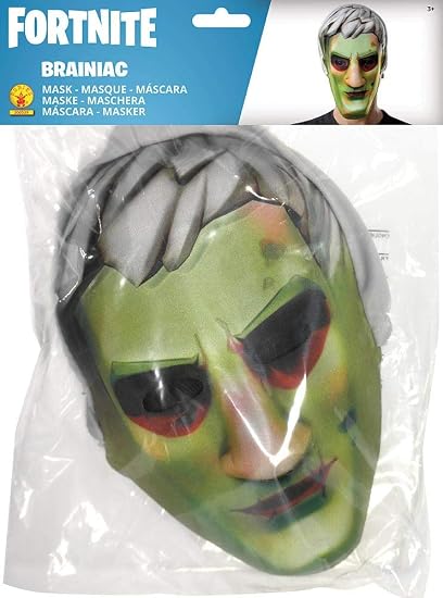 Maschera Brainiac Originale Fortnite Taglia Unica Bambino Epic Games Ragazzo