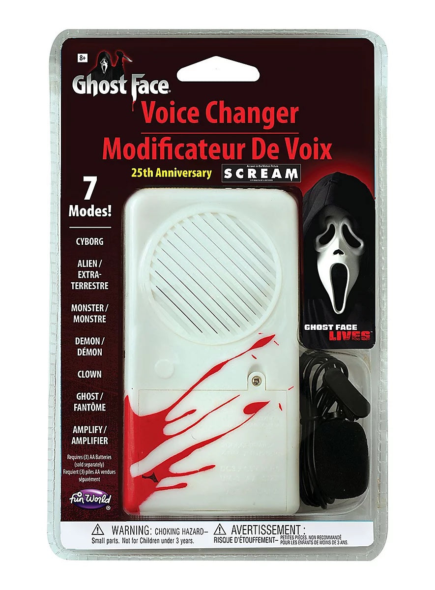 Modificatore Di Voce Ghost Face in 7 Modalità Scream Originale Halloween