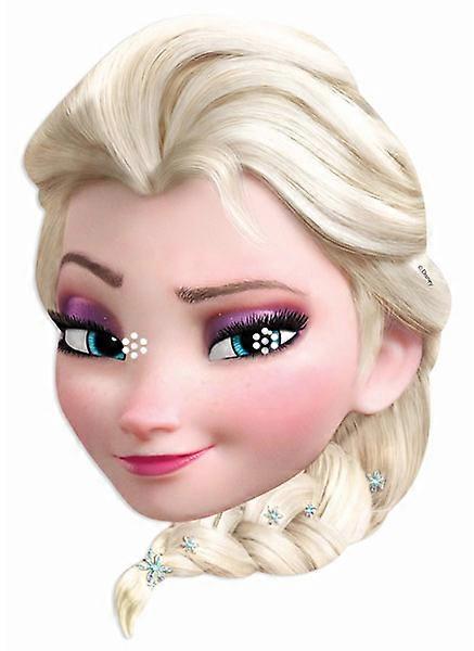 Maschera Elsa Frozen 2D Carta Originale Disney