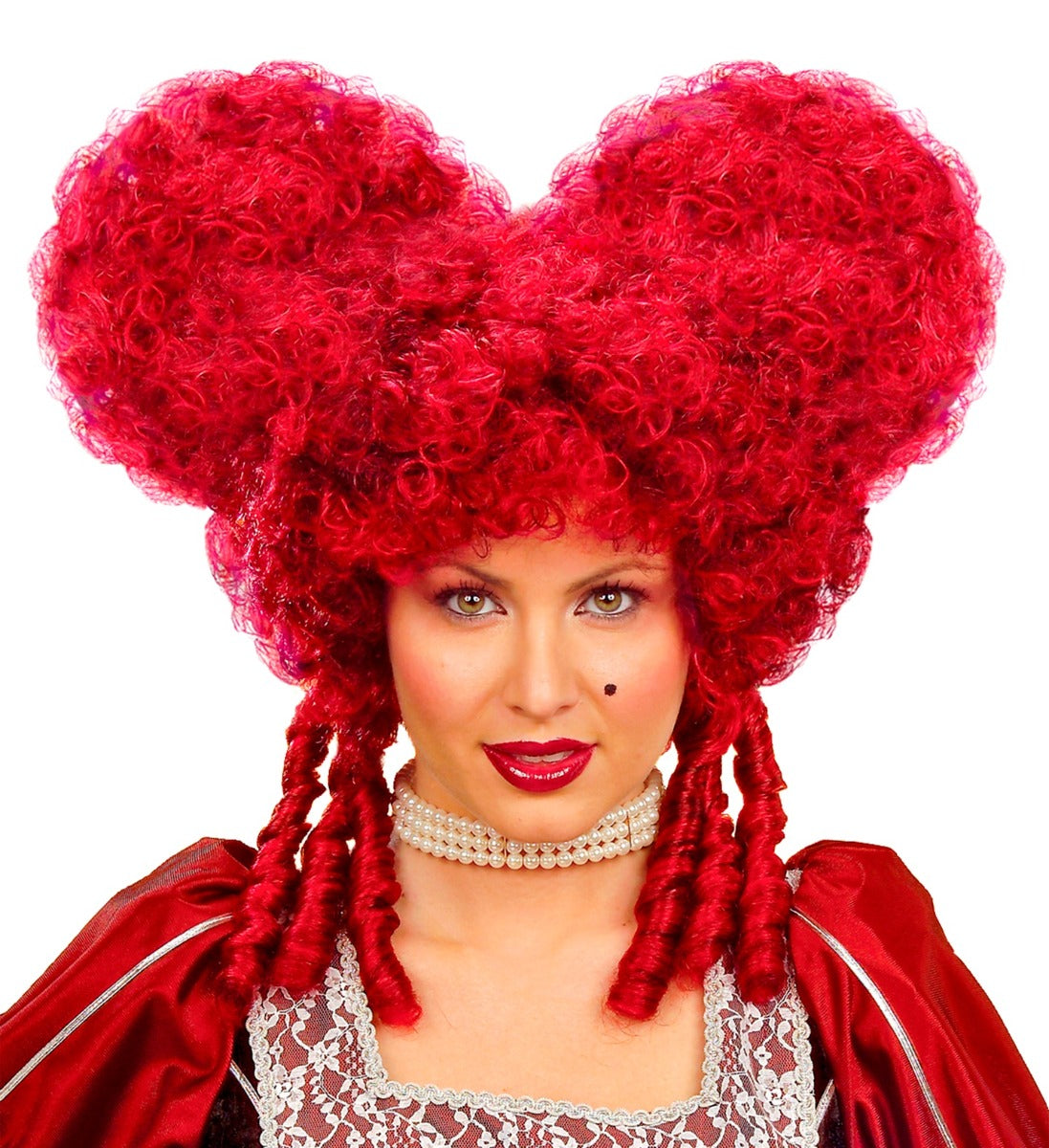 parrucca rossa regina di cuori