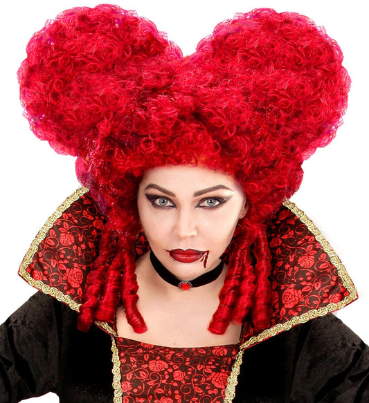 parrucca rossa regina di cuori