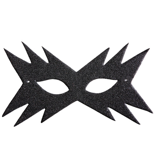 maschera domino glitter