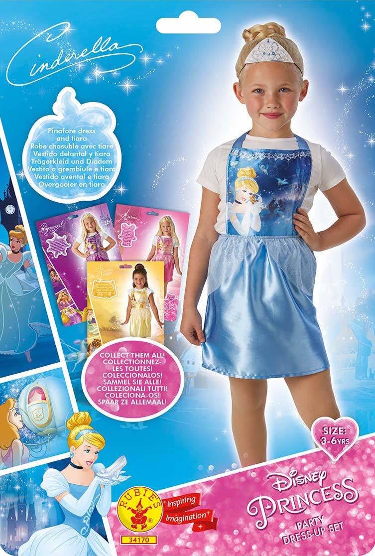 Costume Economico Principesse con Coroncina Disney Rapunzel Belle Cenerentola Aurora