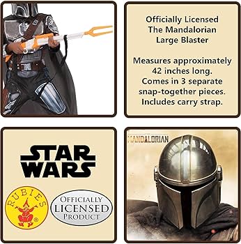Fucile Blaster Star Wars The Mandalorian Originale Disney 106cm