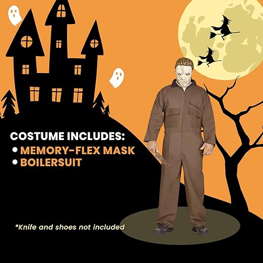 Costume Michael Myers Originale Maschera e Tuta Bambino Halloween