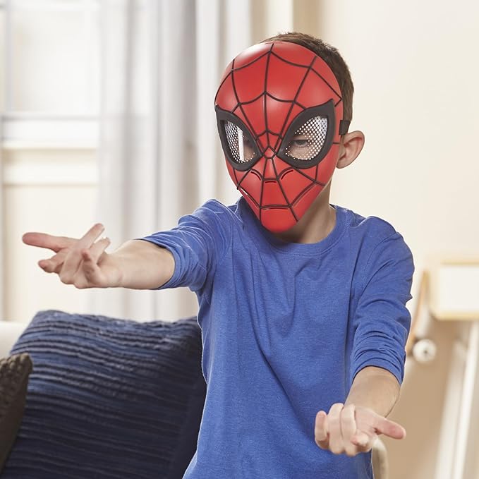 Maschera Deluxe Spiderman Supereroe Originale Marvel