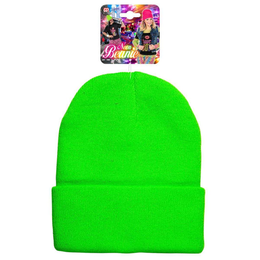 Cappello Berretto Verde Fluo Zuccotto Neon Grinch Adulto