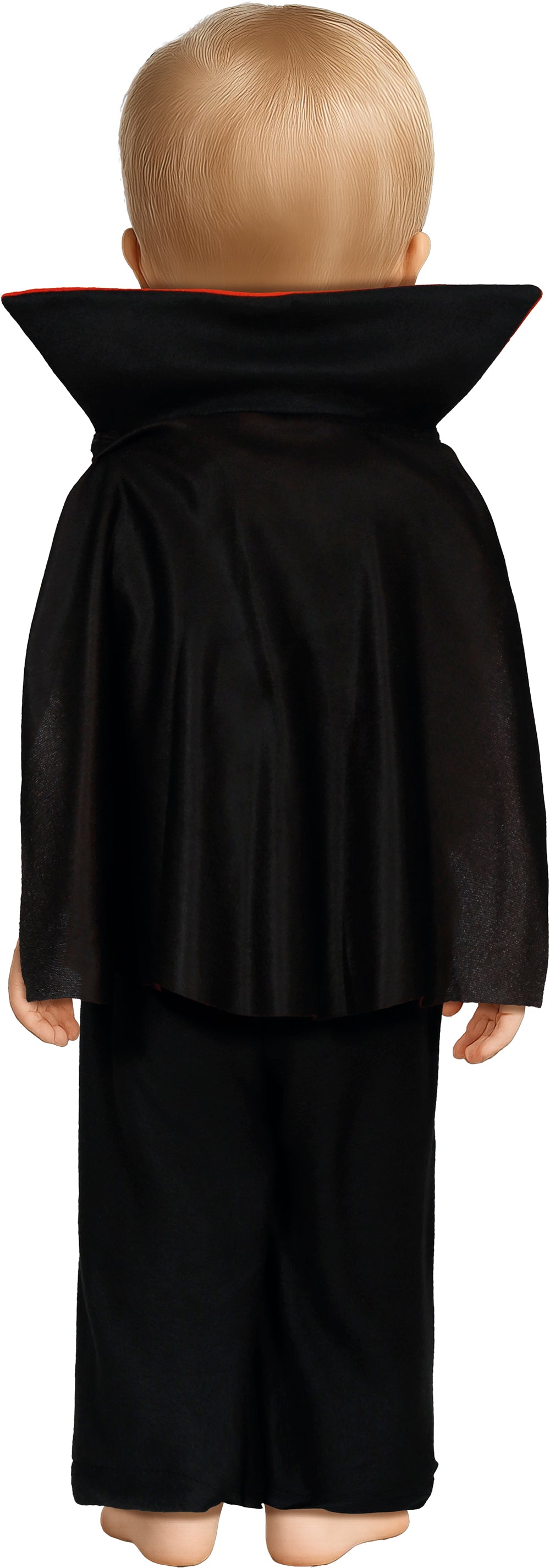 Costume Vampiro con Camisa, Capa, Chaleco, Pantalon e Pechera 4
