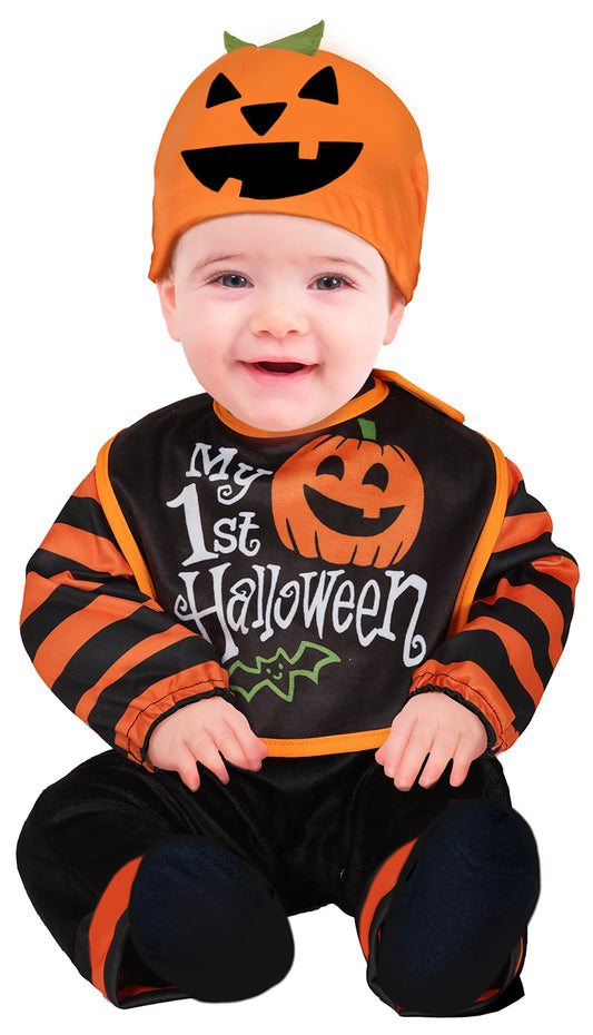 Costume Halloween del Pipistrello con Babero, Gorro e Mono 3