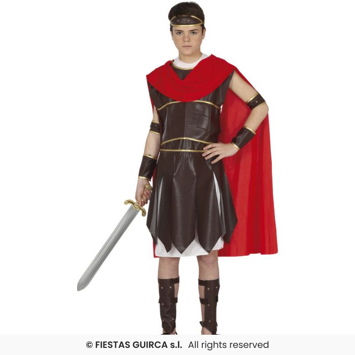 Costume Guerriero Impero Romano Ragazzo Giasone Gladiatore Argonauta Epoca Antica Grecia
