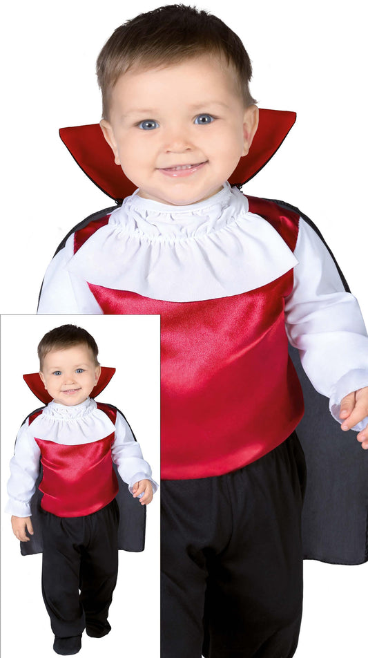 Costume Vampiretta con Camisa, Capa e Pantalon 1
