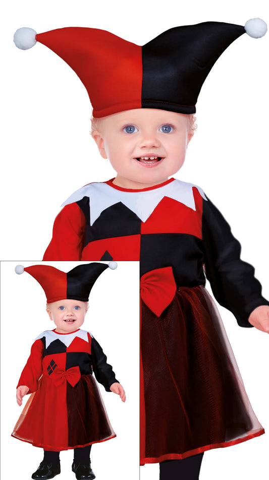 Costume Arlecchino con Sombrero e Vestito 1