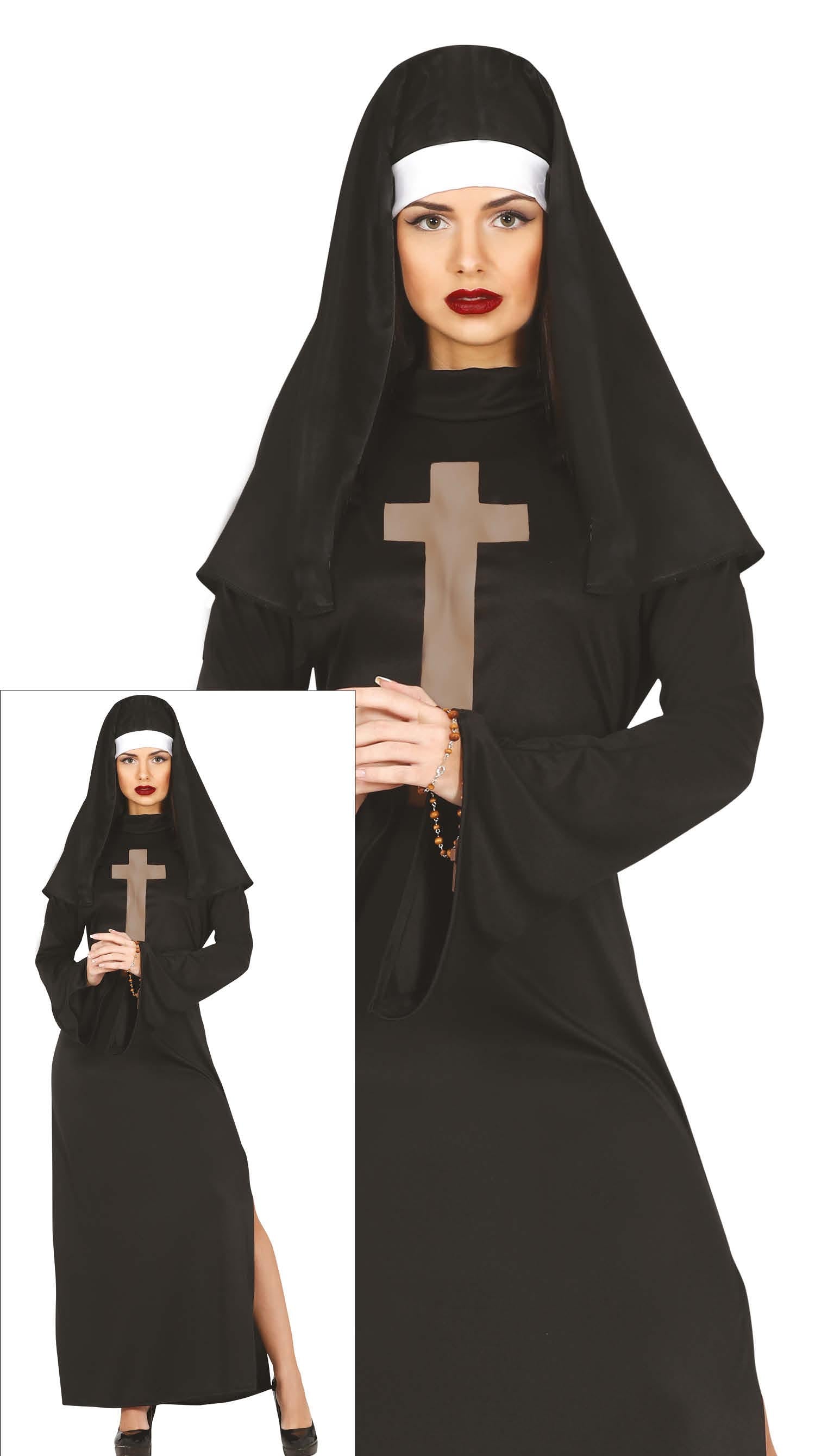 Costume Suora con Cofia e Vestito 1