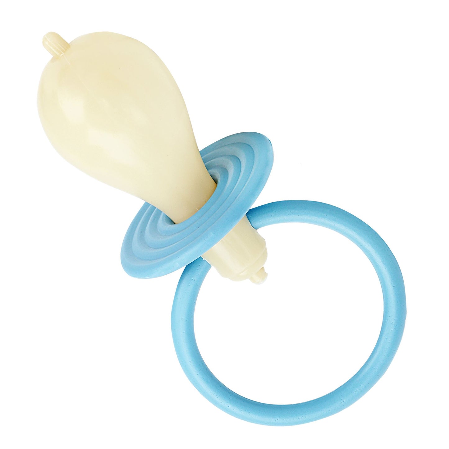 Maxi Ciuccio Bebè Sonoro Celeste in PVC Baby Shower Clown 25cm