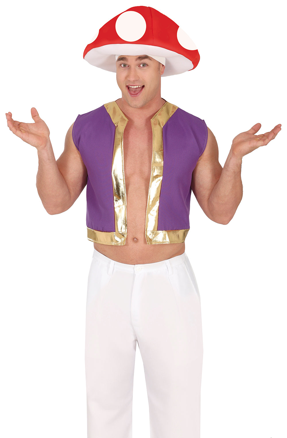 Costume Fungo con Chaleco e Sombrero 3