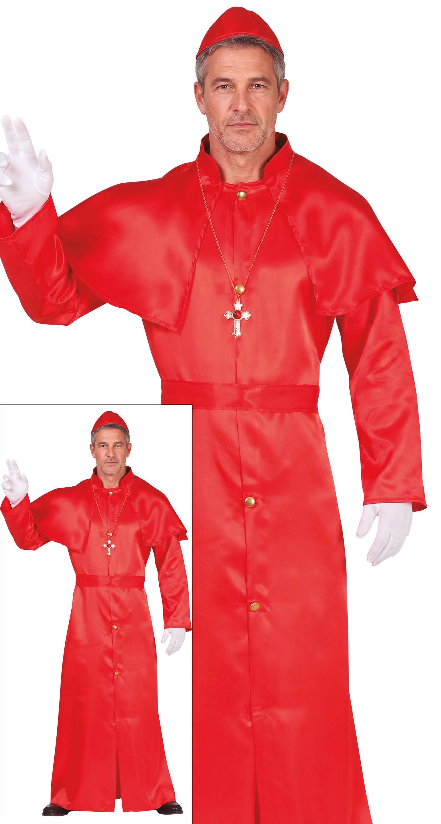 Costume Cardinale con Capa, Faja, Solideo e Sotana 1