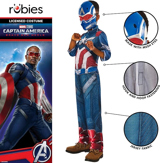 Costume Capitan America BNW Classic Bambino Originale Marvel