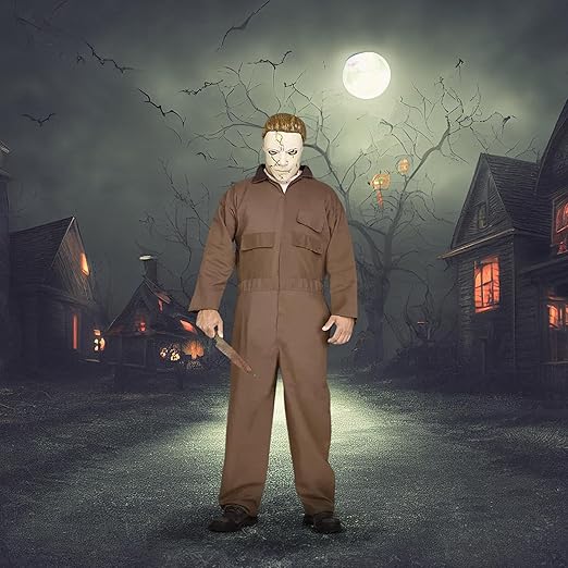 Costume Michael Myers Originale Maschera e Tuta Bambino Halloween