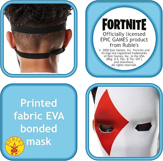 Maschera Wild Card Originale Fortnite Taglia Unica Bambino Epic Games Ragazzo