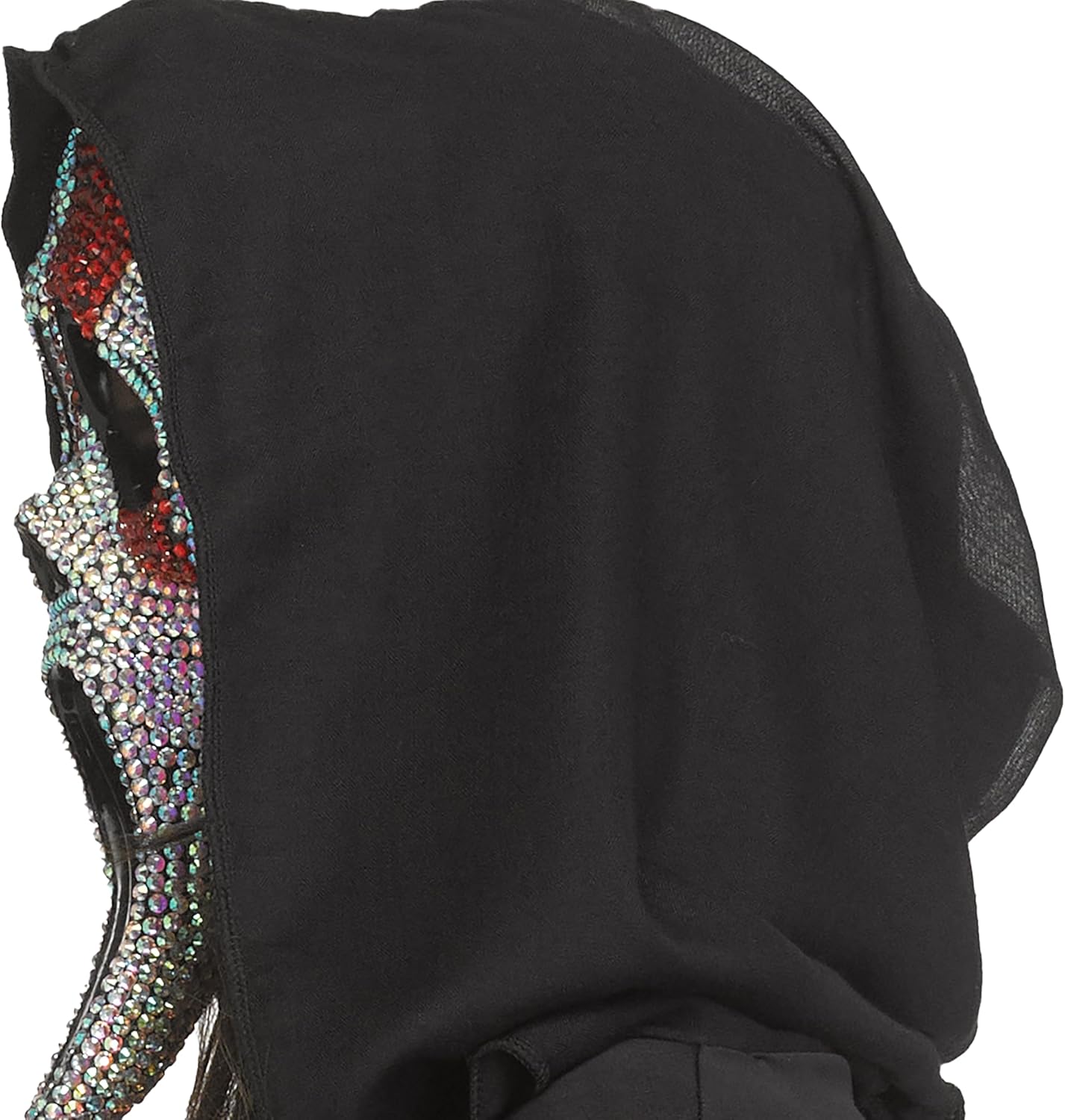 Maschera Ghost Face Scream Originale Bling Diamanti Effetto Sangue
