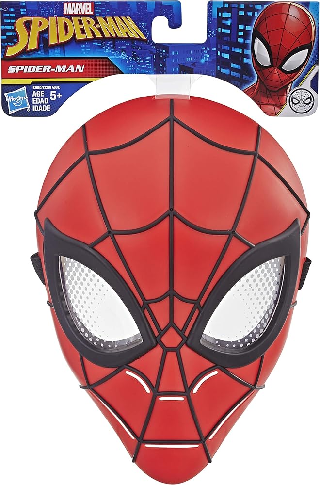 Maschera Deluxe Spiderman Supereroe Originale Marvel