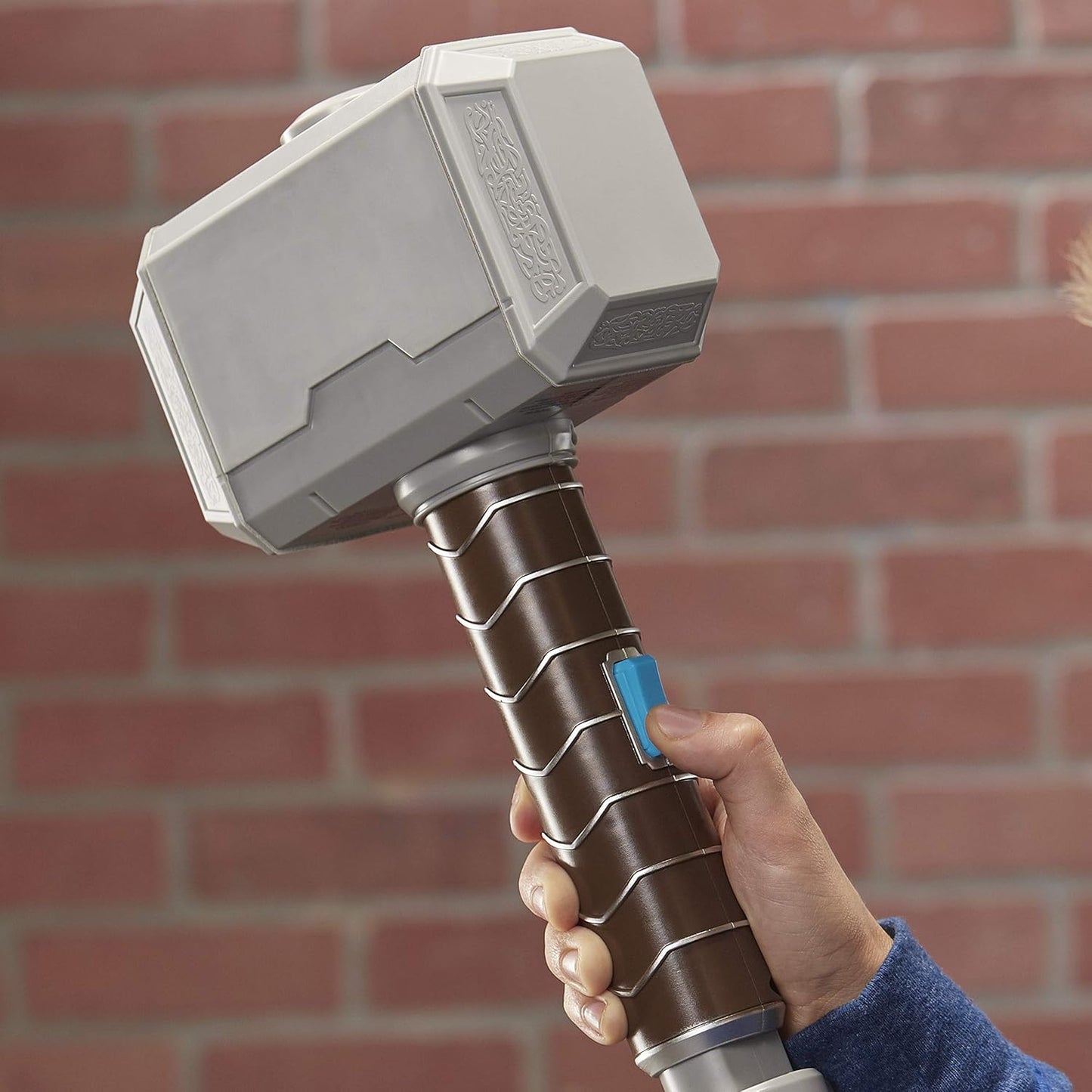 Martello Thor Nerf Power Moves Originale Marvel con Due Proiettili Husbro