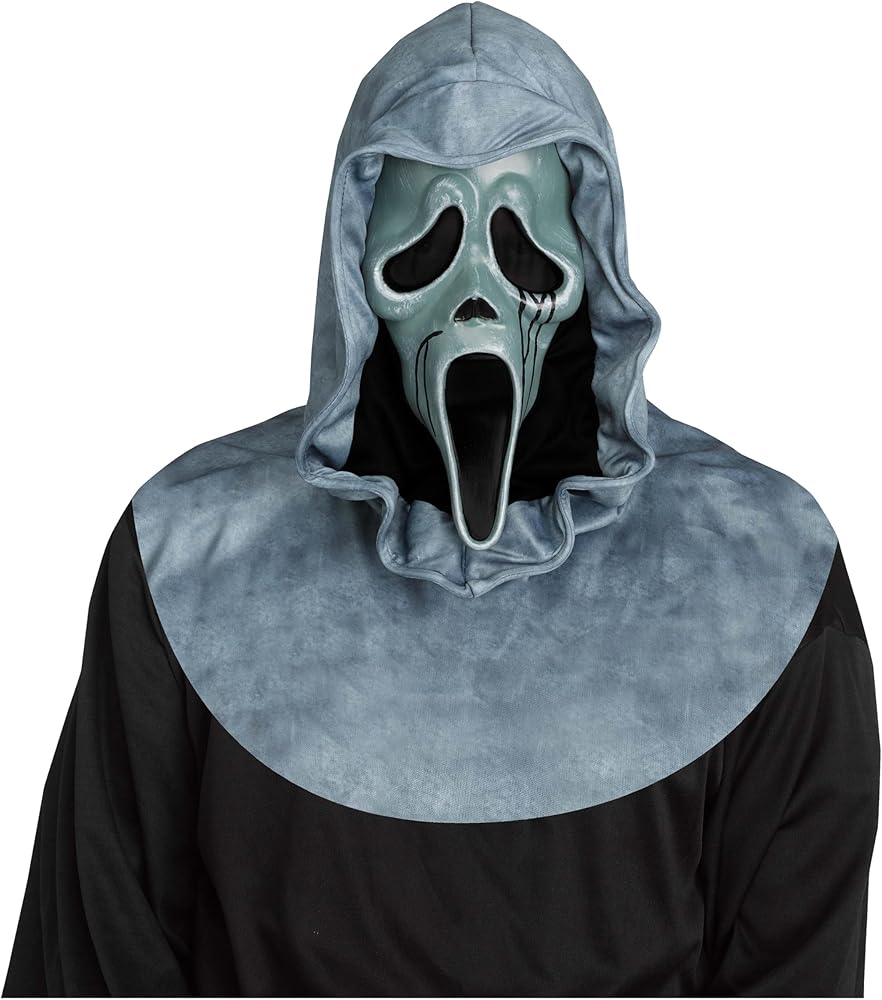 Maschera in Lattice Artic Ghost Face con Cappuccio Originale Dead by Daylight Scream