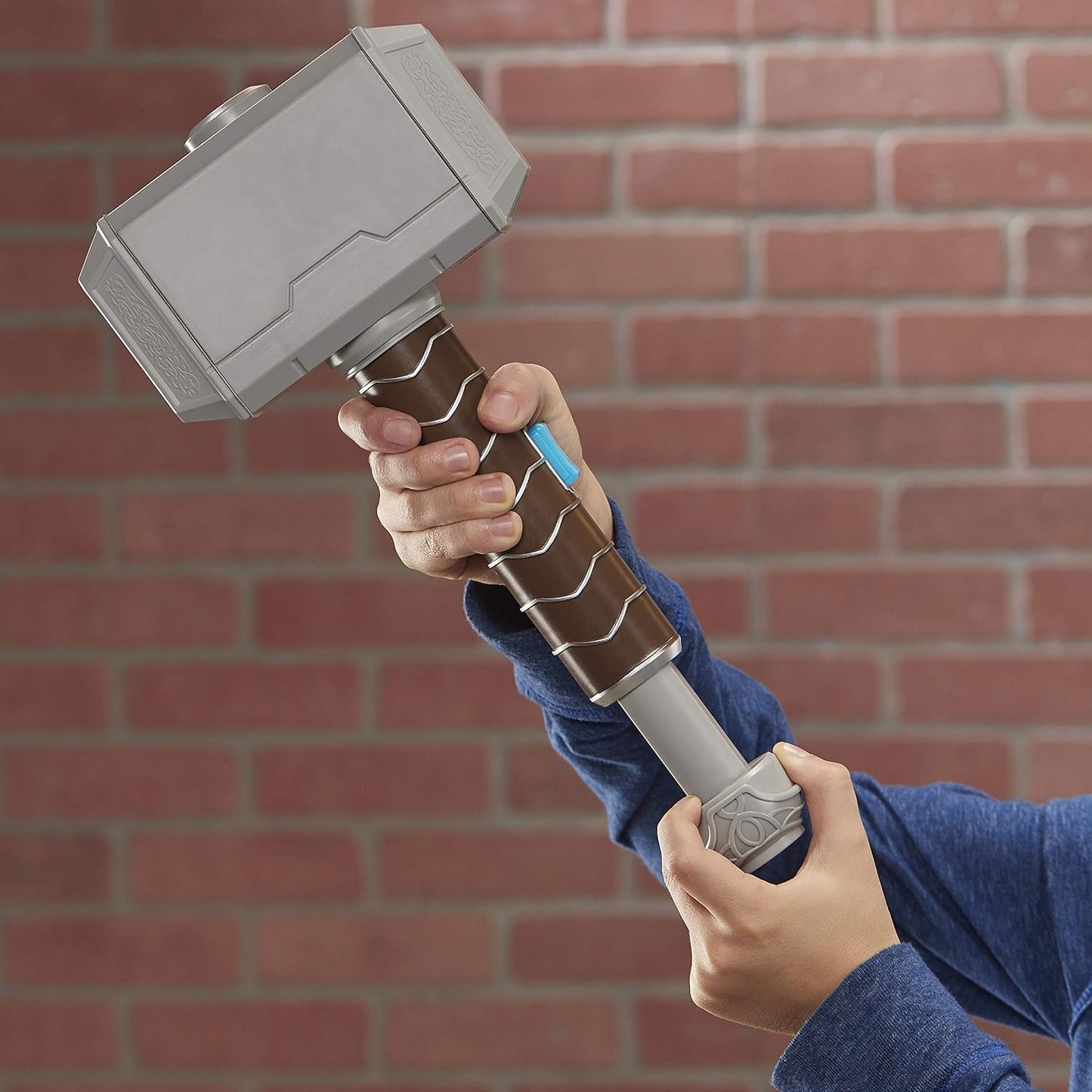 Martello Thor Nerf Power Moves Originale Marvel con Due Proiettili Husbro